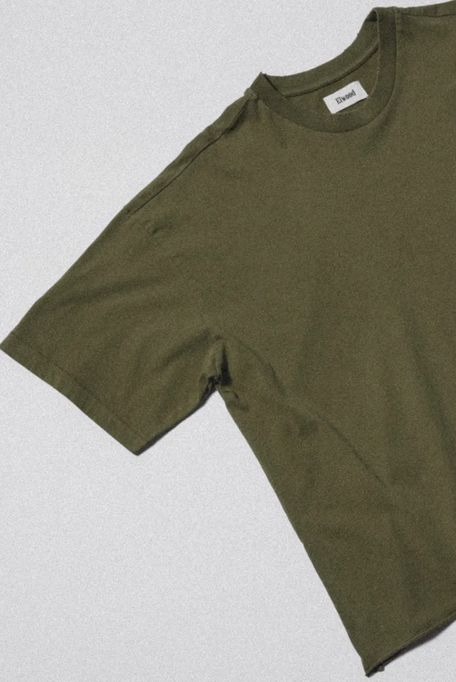 Elwood Clothing OVERSIZED CROP CORE TEE