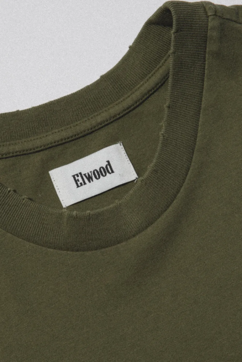 Elwood Clothing OVERSIZED CROP CORE TEE