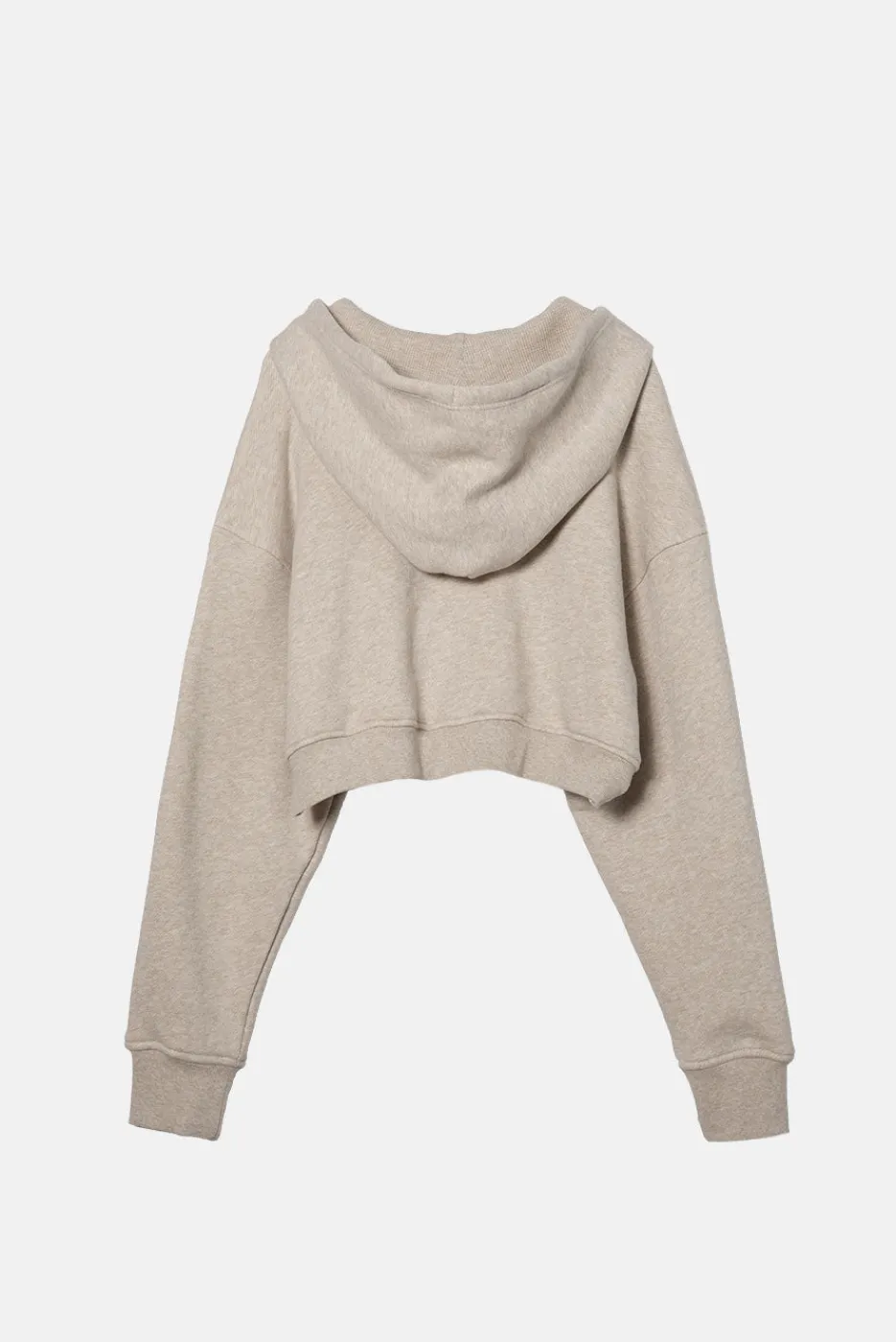 Elwood Clothing BABYDOLL CROP ZIP HOODIE