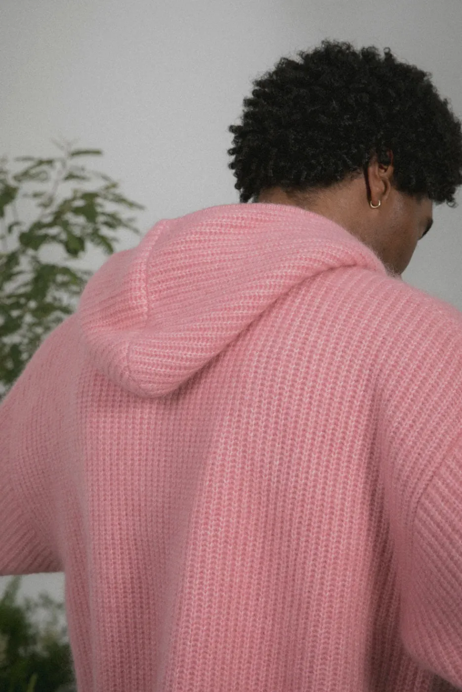 Elwood Clothing MOHAIR BLEND ZIP HOODIE