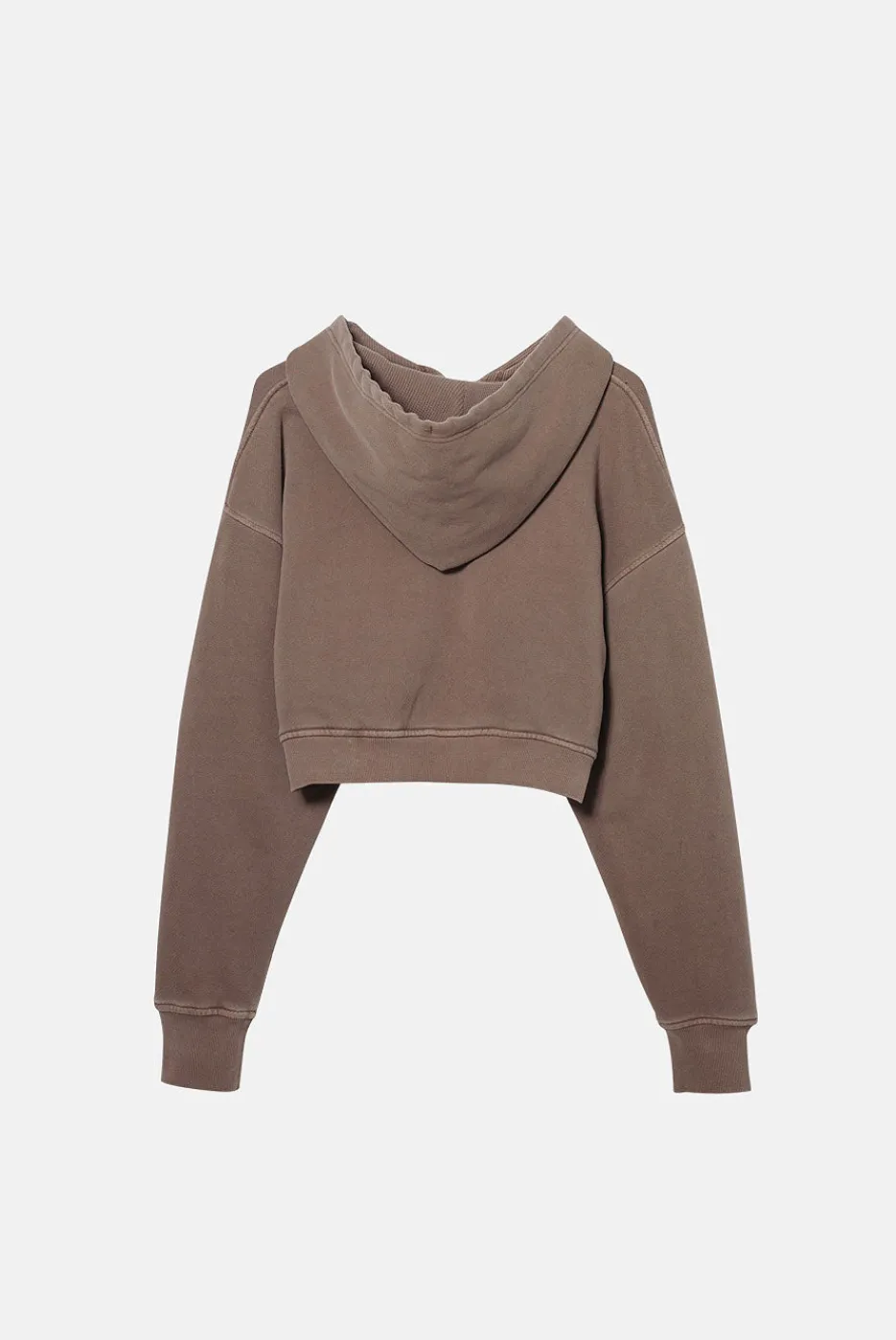 Elwood Clothing BABYDOLL CROP ZIP HOODIE