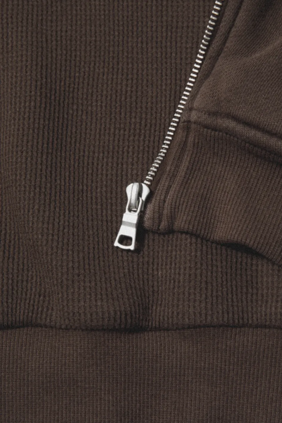 Elwood Clothing BABYDOLL CROP ZIP HOODIE