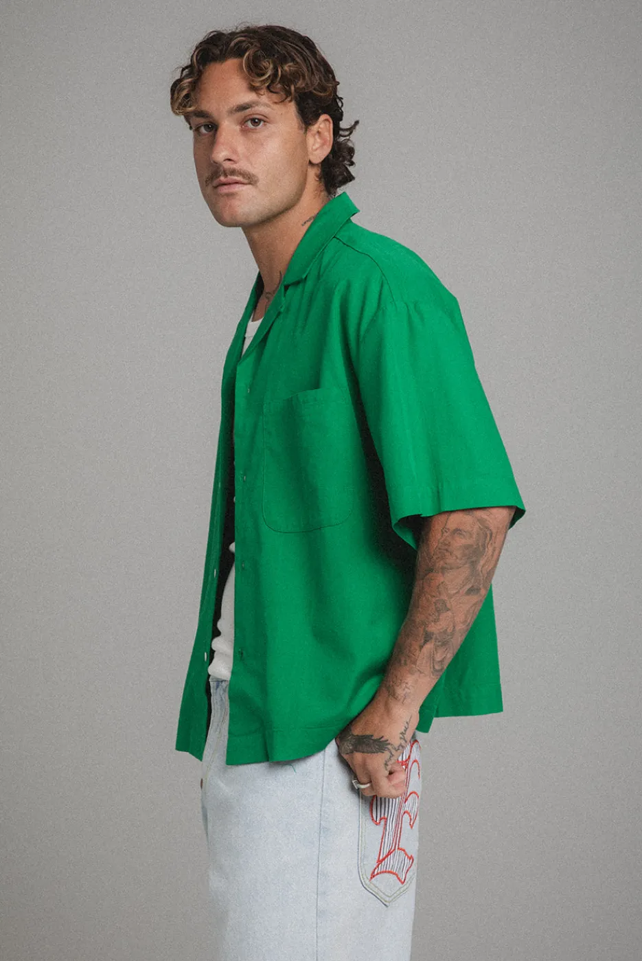 Elwood Clothing BOXY CAMP SHIRT