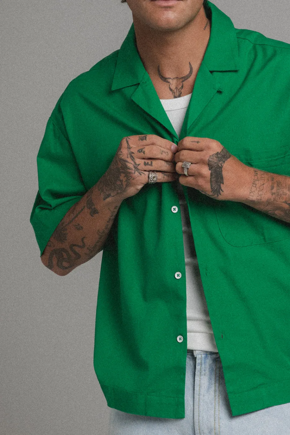 Elwood Clothing BOXY CAMP SHIRT