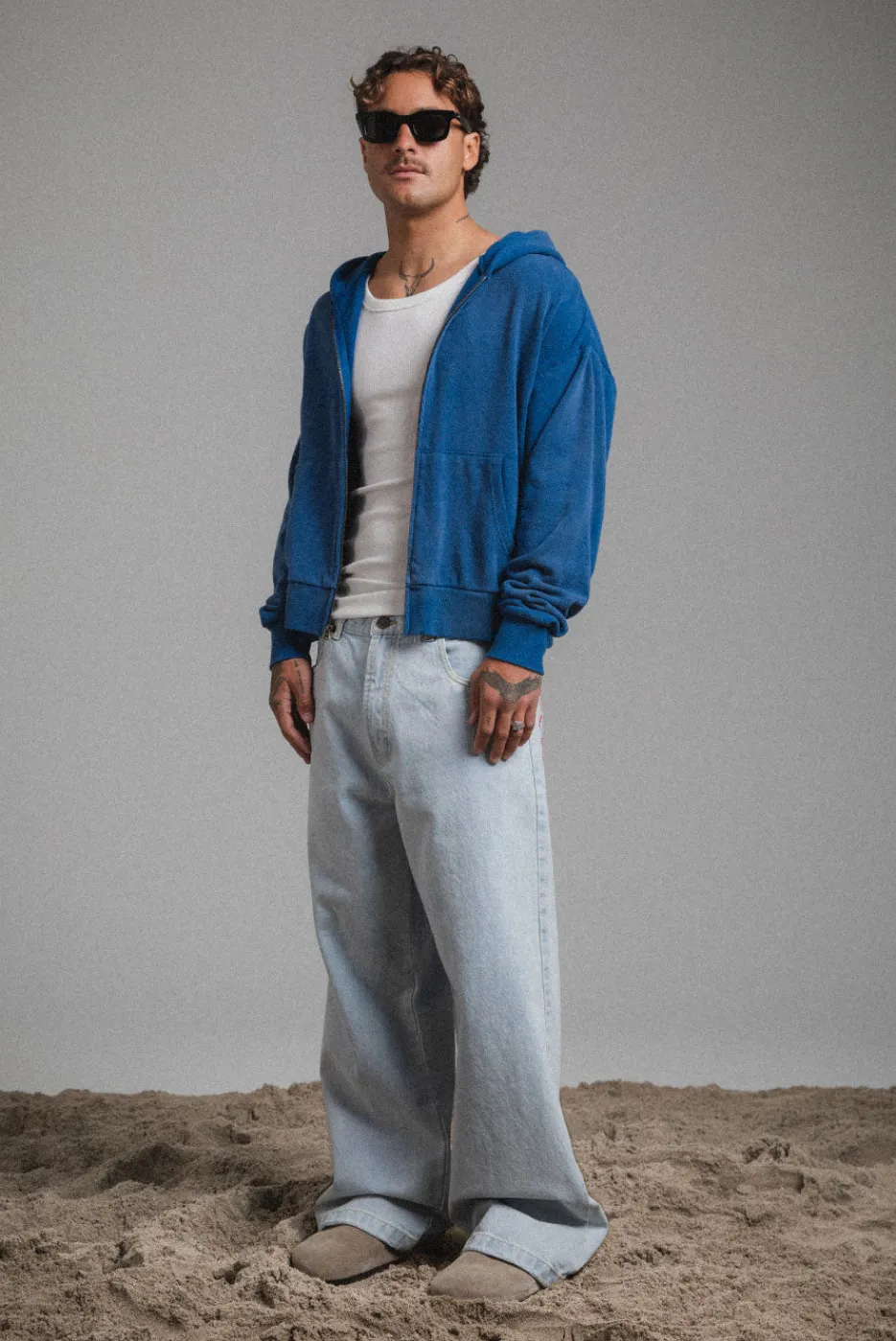 Elwood Clothing BEACHWOOD CROP HOODIE