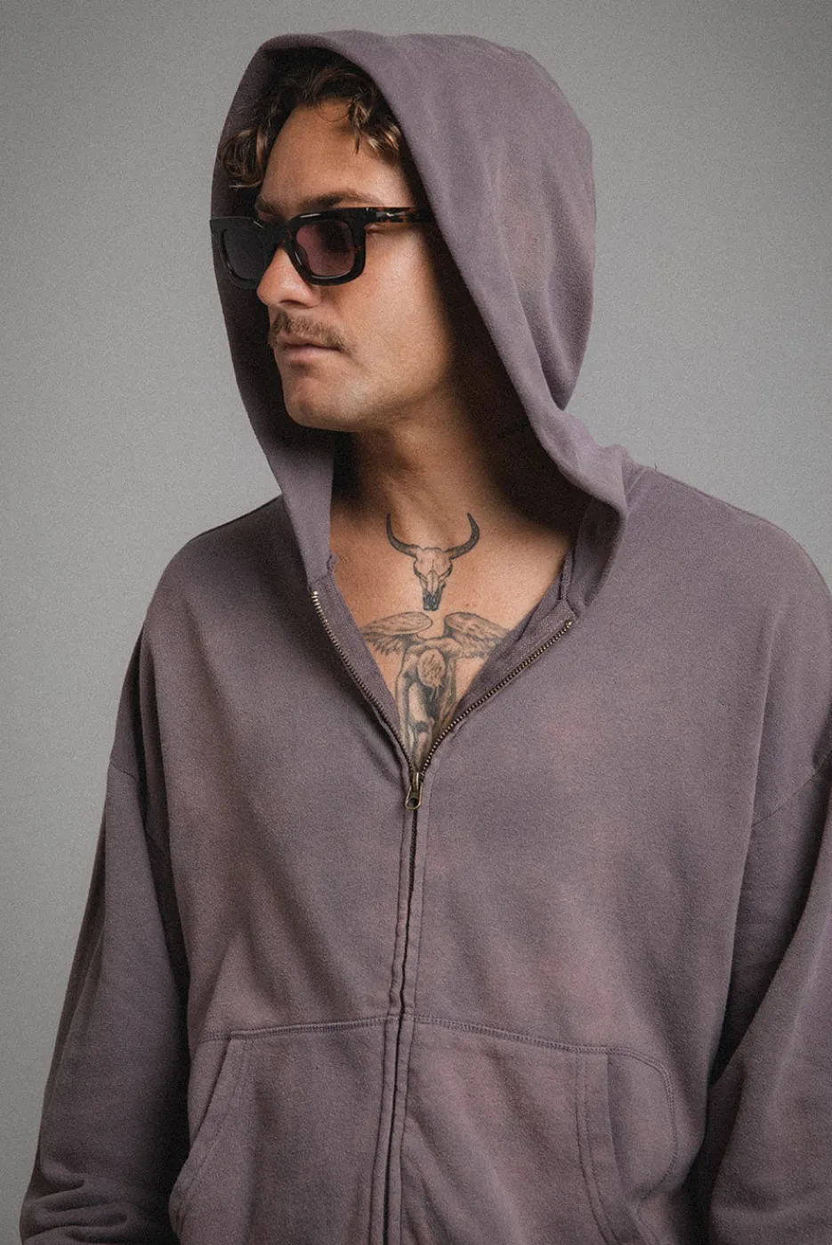 Elwood Clothing BEACHWOOD CROP HOODIE