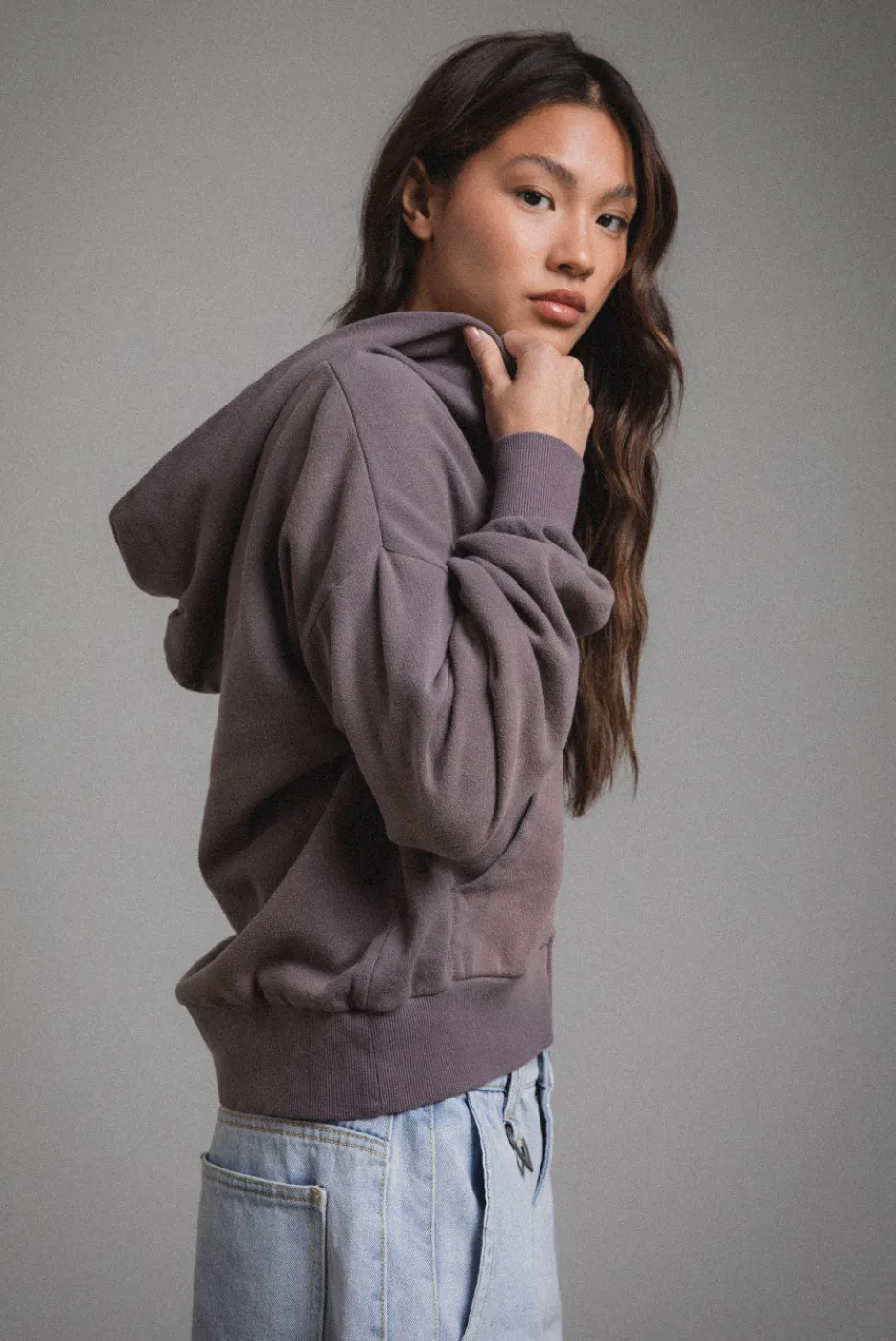 Elwood Clothing BEACHWOOD CROP HOODIE