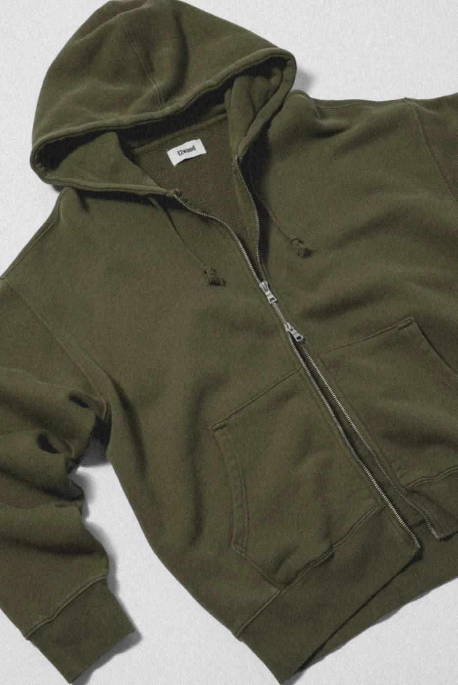 Elwood Clothing UNLINED ZIP HOODIE