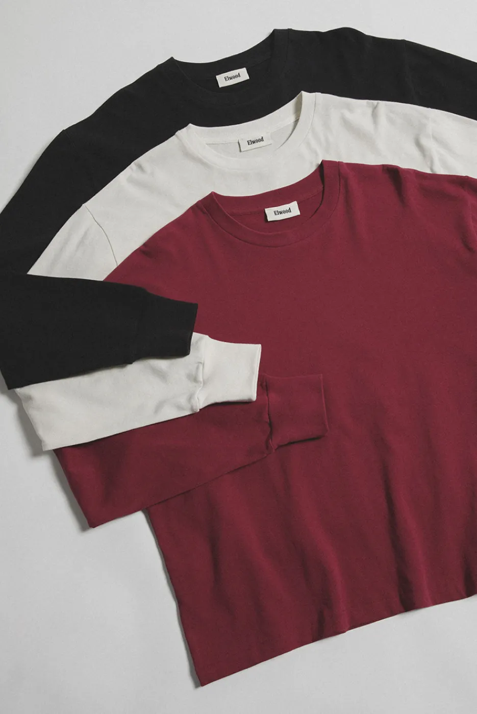 Elwood Clothing HEAVYWEIGHT LS TEE 3 PACK