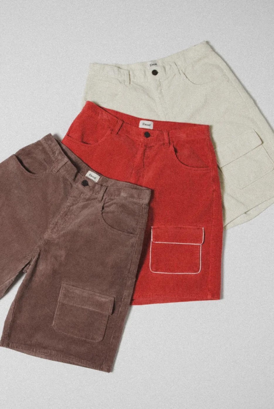 Elwood Clothing BAGGY CORDUROY SHORT