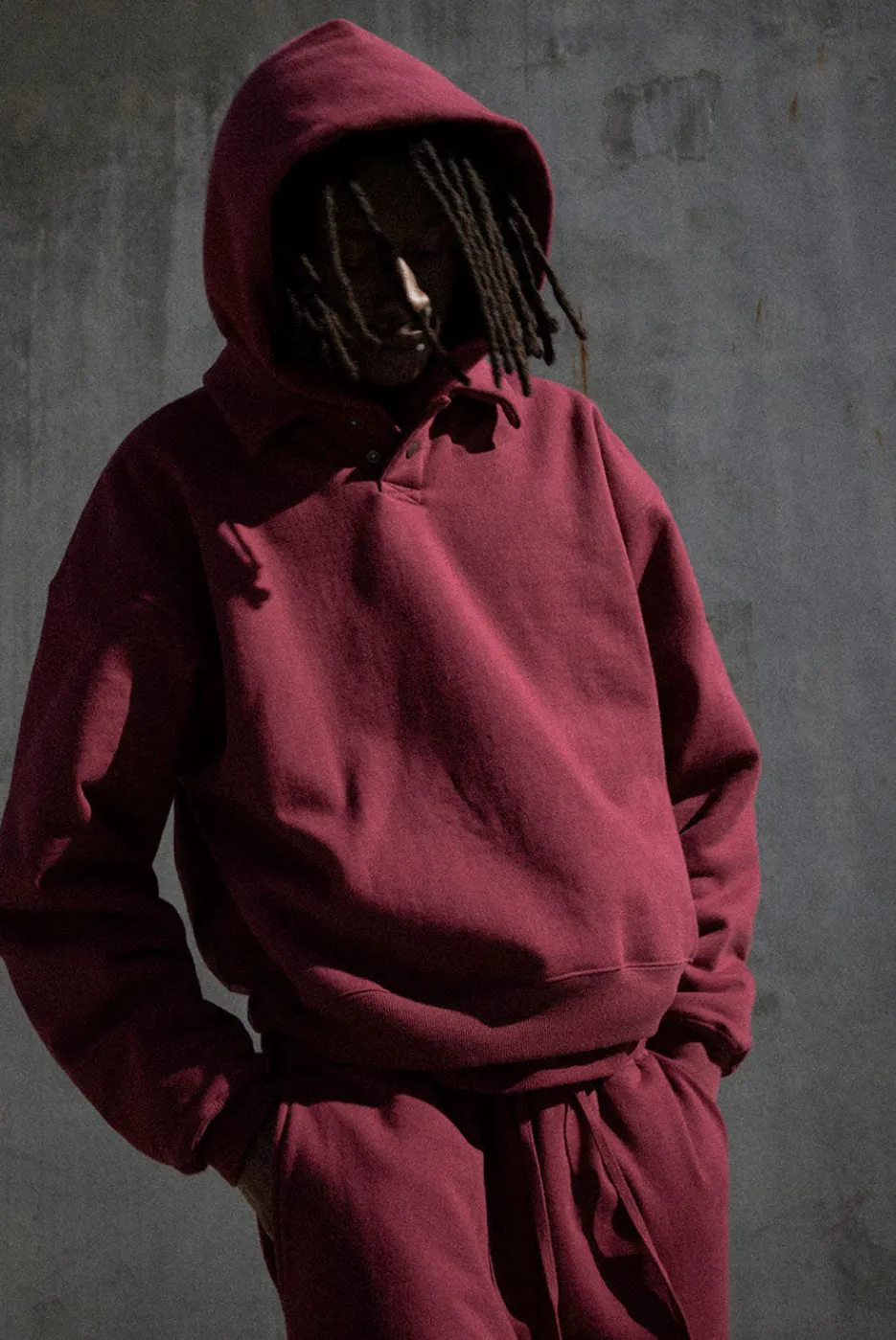 Elwood Clothing HEAVYWEIGHT POLO CREWNECK