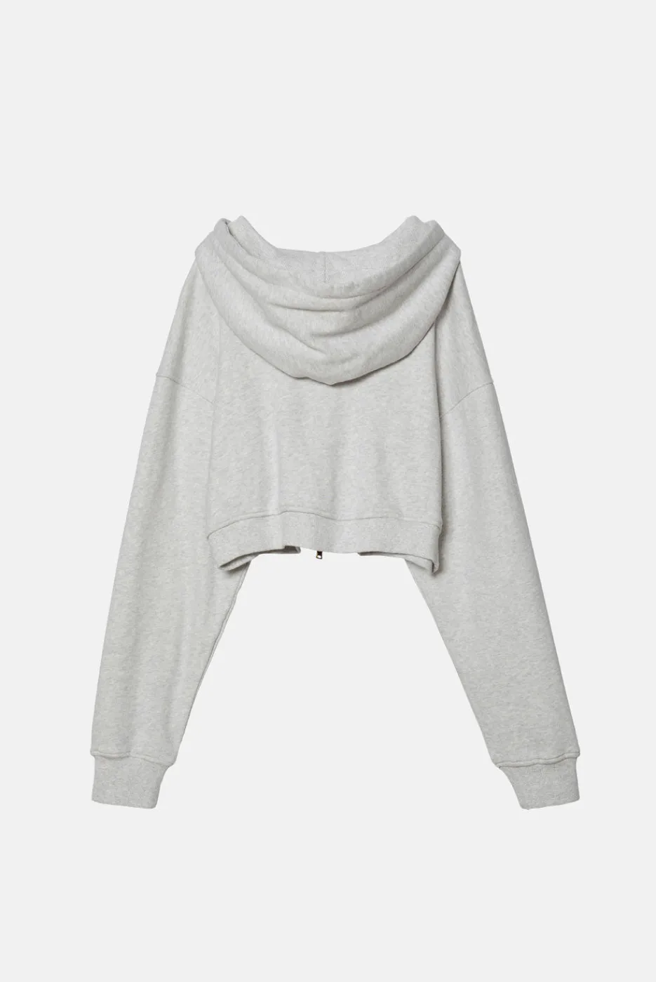 Elwood Clothing BABYDOLL CROP ZIP HOODIE