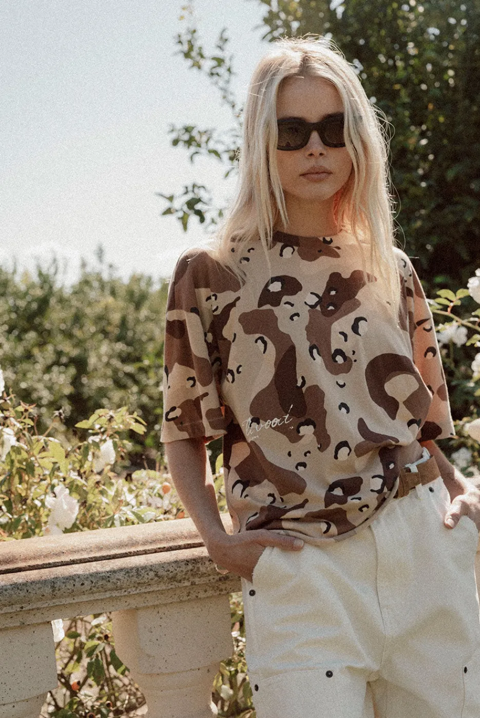 Elwood Clothing OVERSIZED CROP CORE TEE