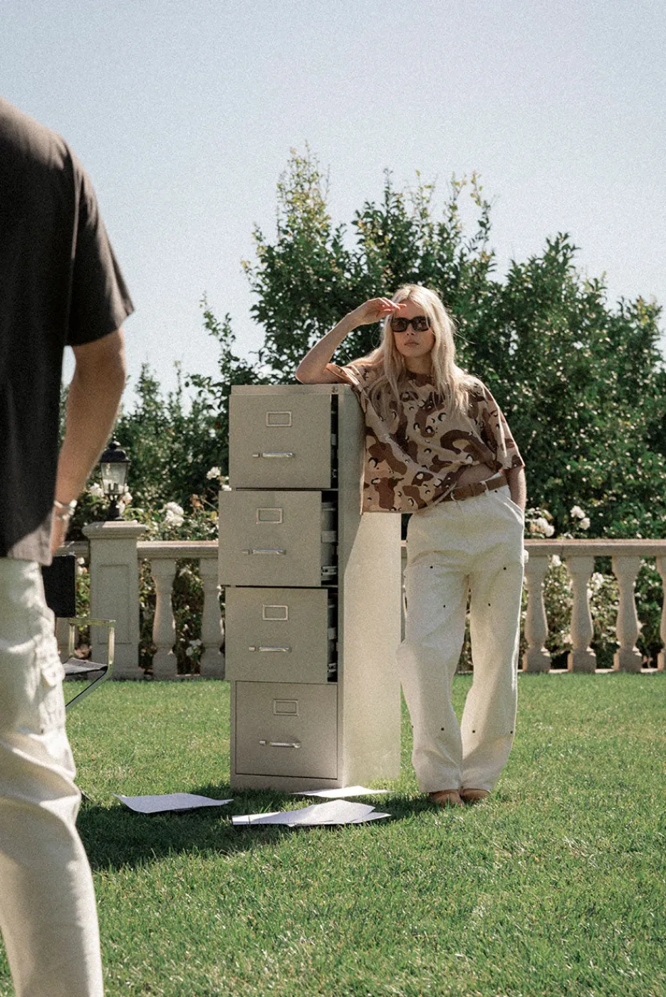 Elwood Clothing OVERSIZED CROP CORE TEE