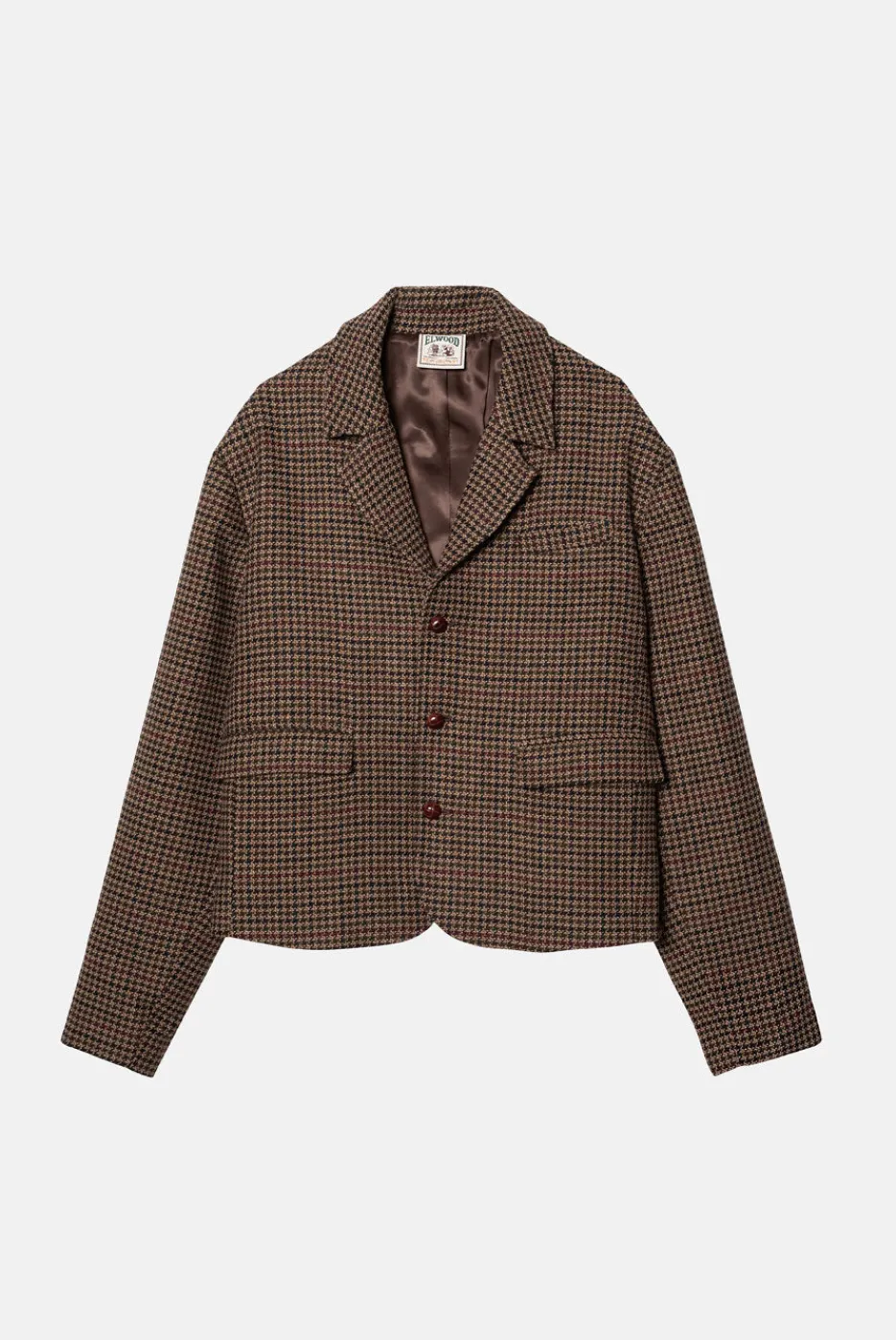 Elwood Clothing GRANDAD CROPPED BLAZER