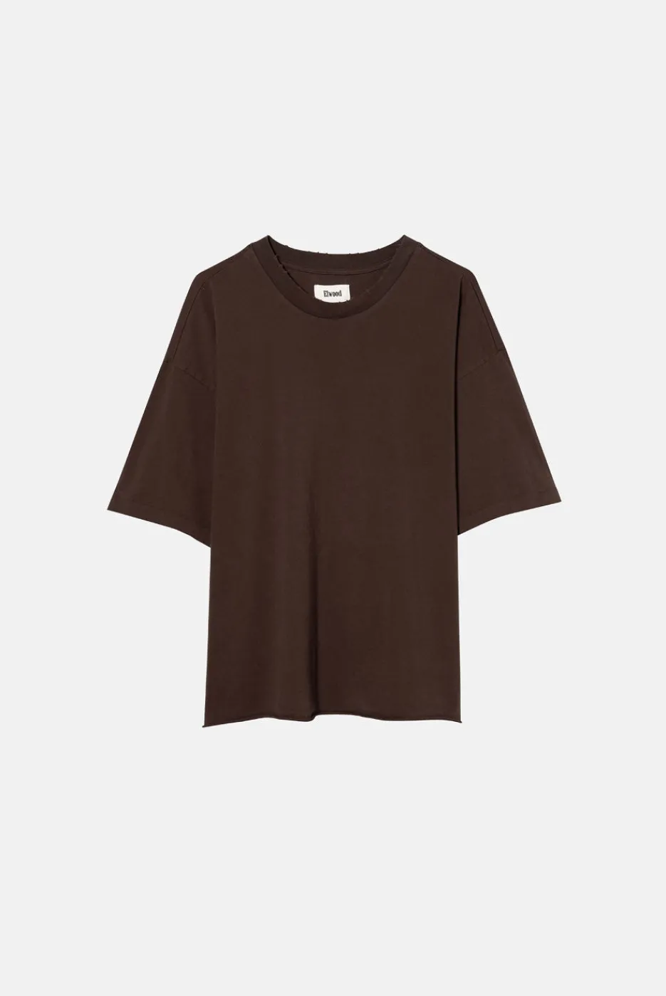 Elwood Clothing OVERSIZED CROP CORE TEE