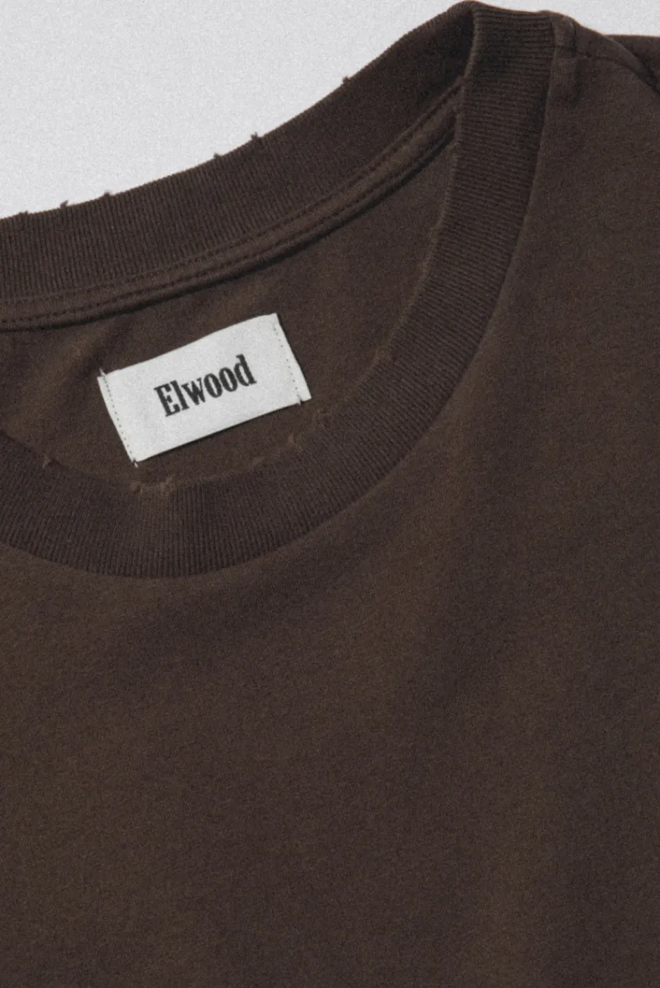 Elwood Clothing OVERSIZED CROP CORE TEE