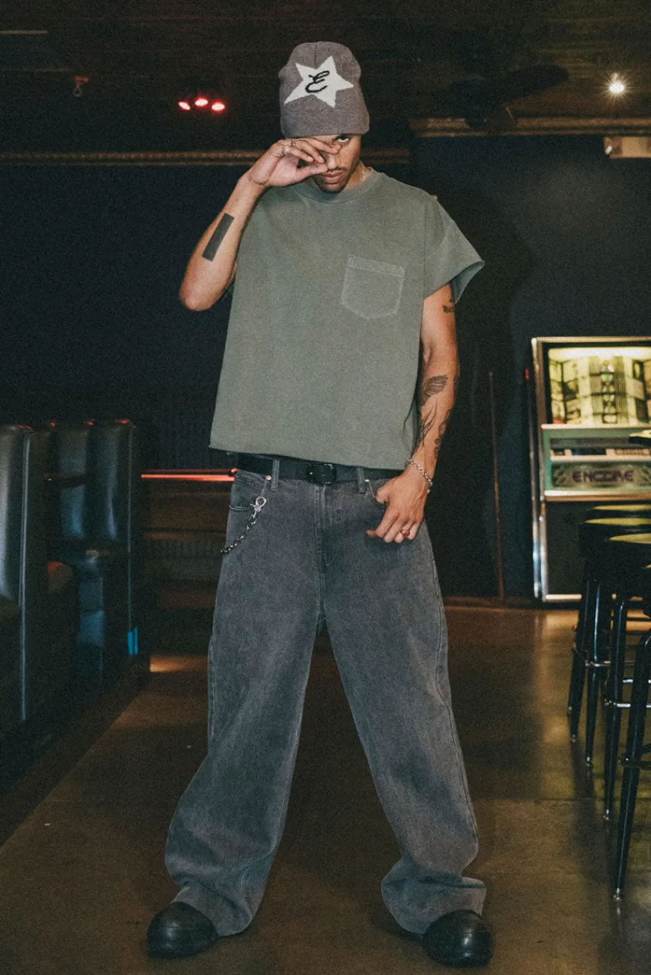 Elwood Clothing FLARE DENIM PANT