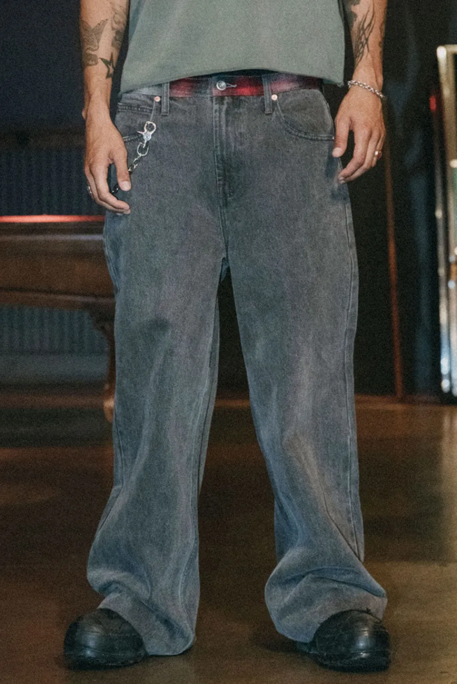 Elwood Clothing FLARE DENIM PANT