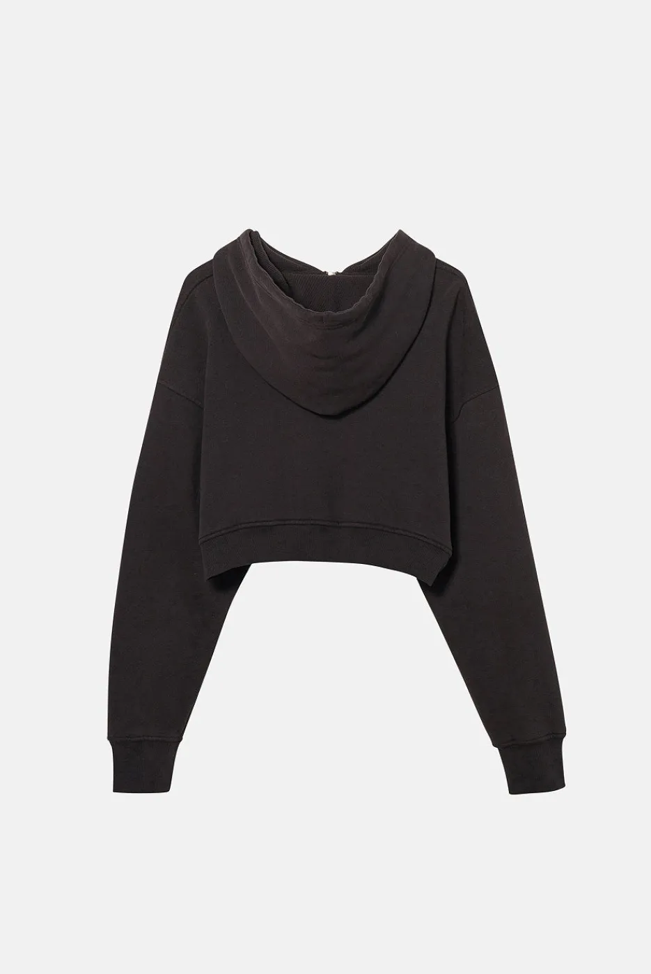 Elwood Clothing BABYDOLL CROP ZIP HOODIE