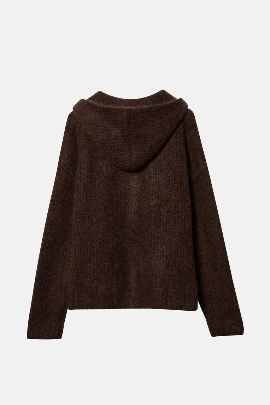 Elwood Clothing MOHAIR BLEND ZIP HOODIE