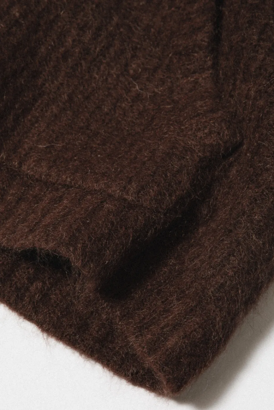 Elwood Clothing MOHAIR BLEND ZIP HOODIE