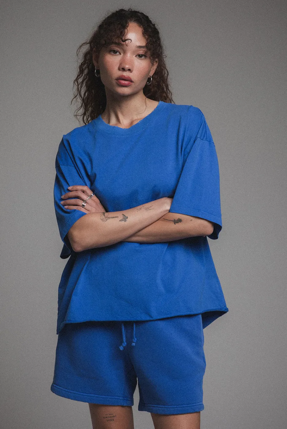 Elwood Clothing OVERSIZED CROP CORE TEE