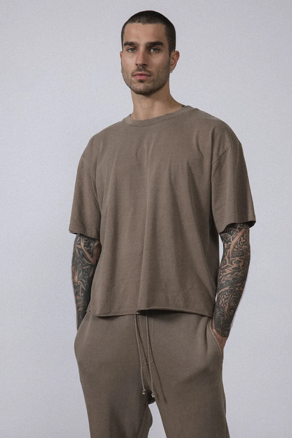 Elwood Clothing OVERSIZED CROP CORE TEE