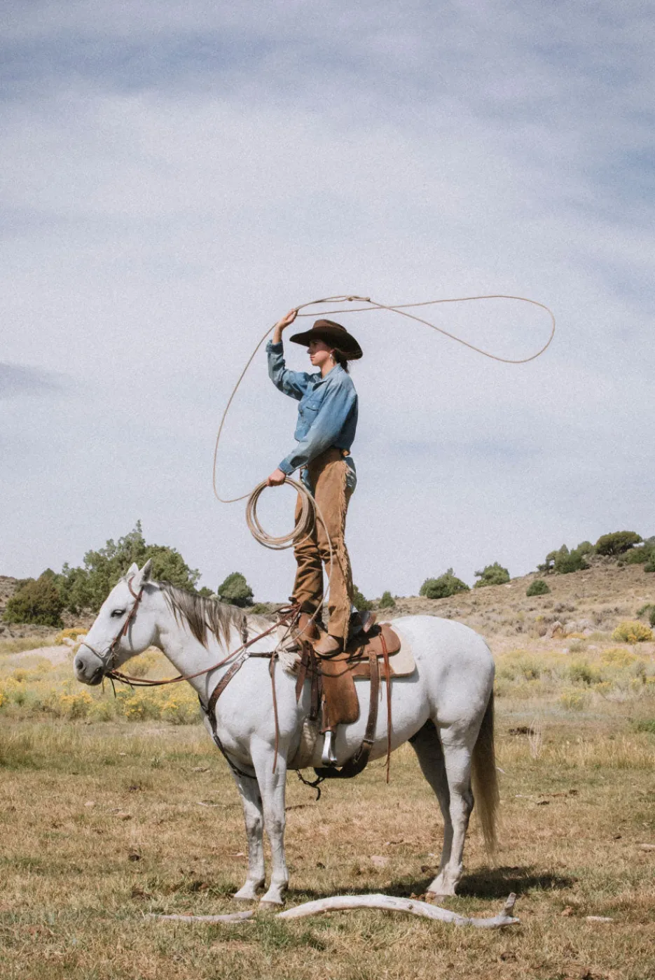 Elwood Clothing CHAMBRAY SHIRT