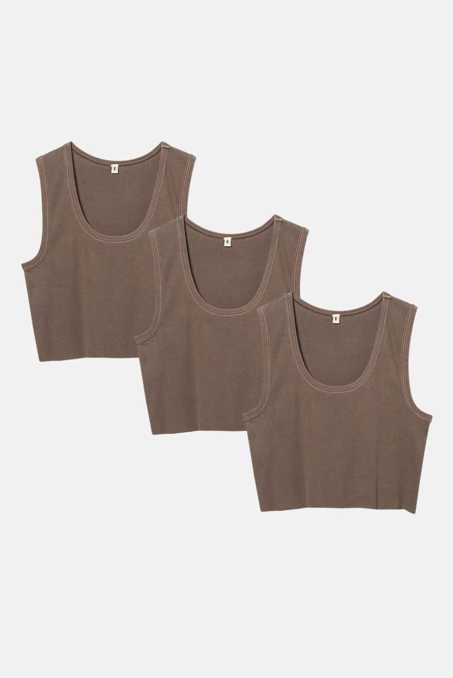 Elwood Clothing MALIBU CROP TANK 3 PACK