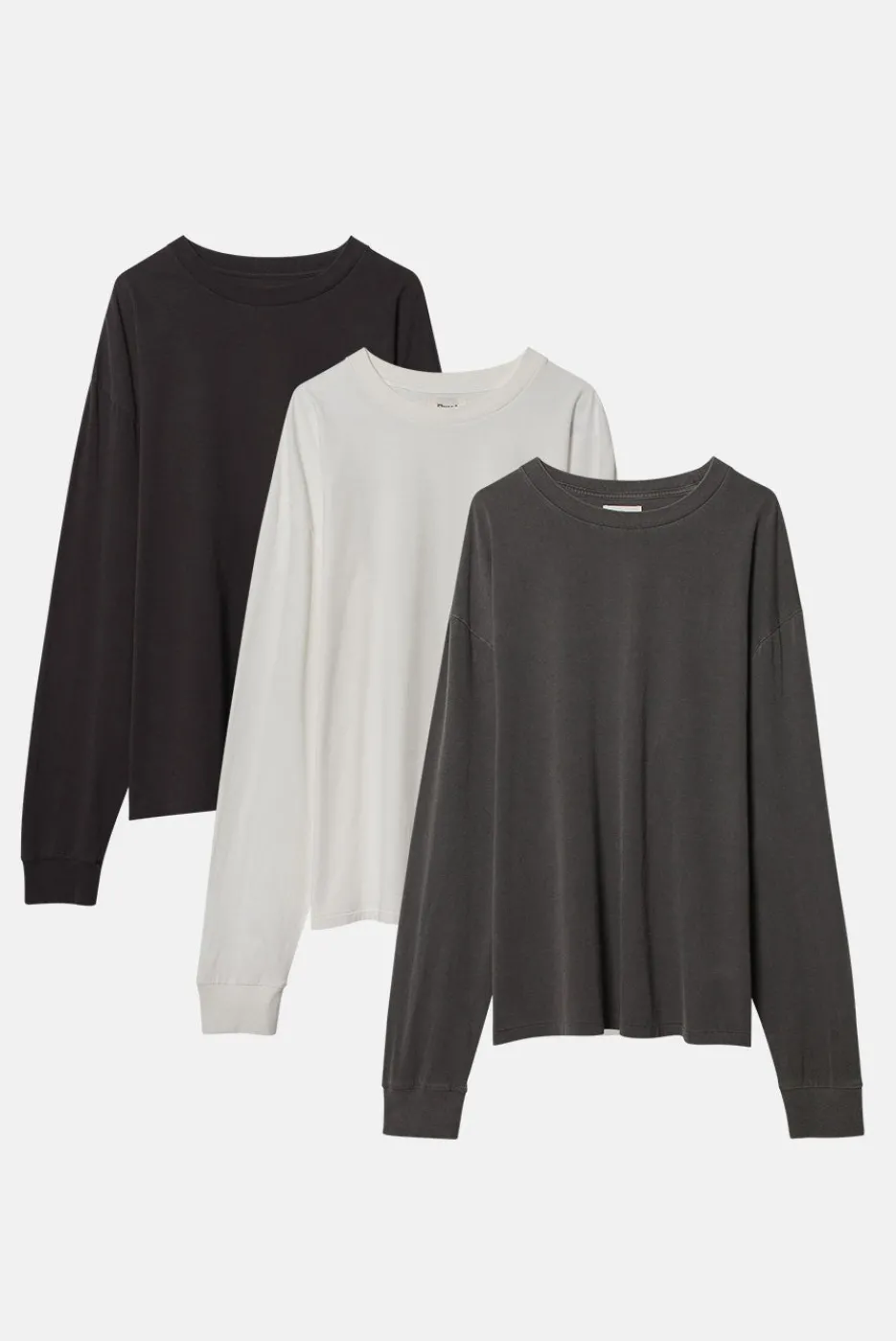 Elwood Clothing OVERSIZED CORE LS TEE 3 PACK
