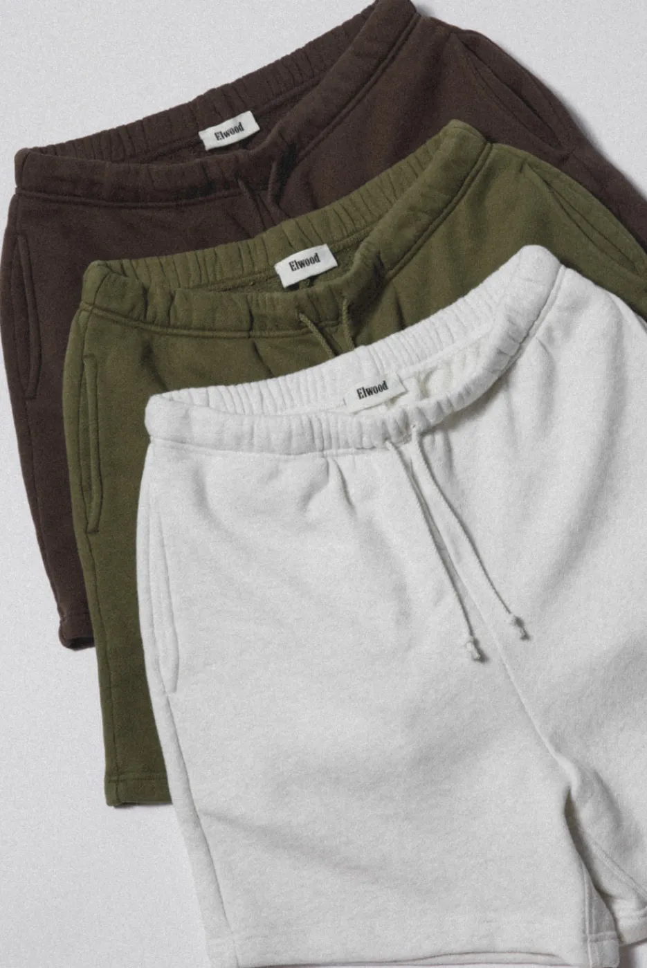 Elwood Clothing CORE SWEATSHORT 3 PACK