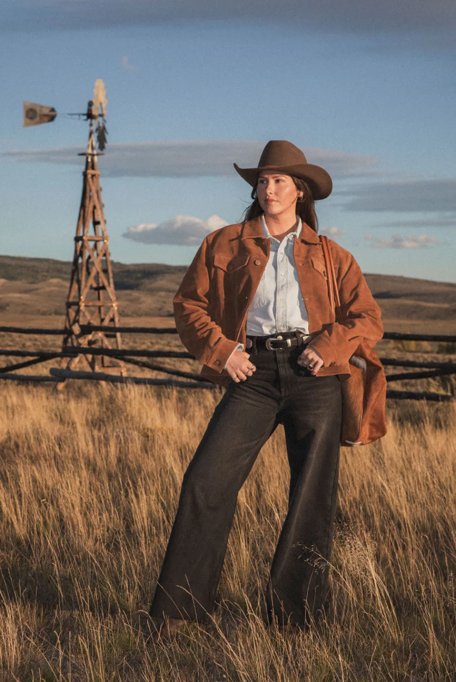 Elwood Clothing FLARE COWBOY DENIM PANT