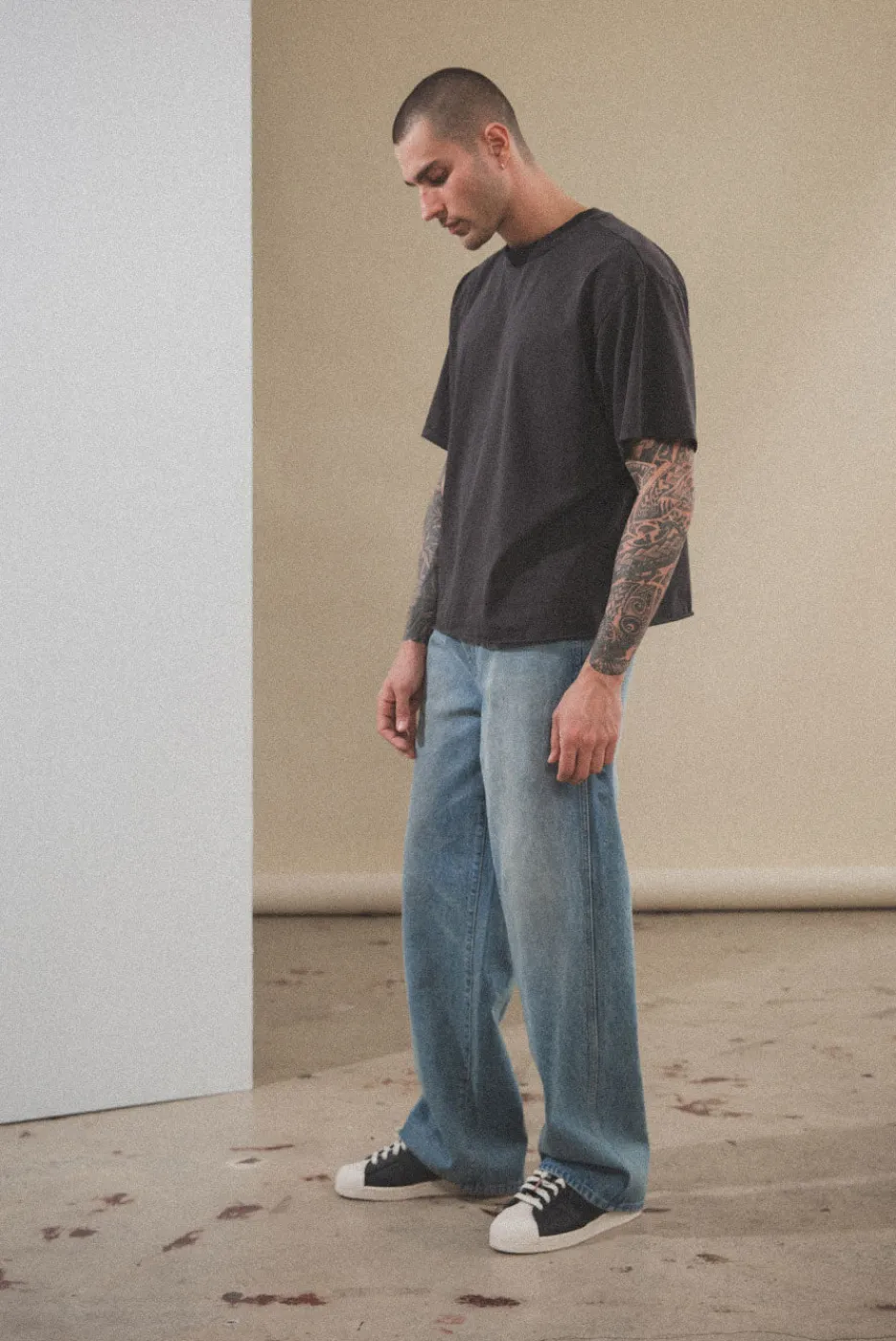 Elwood Clothing OVERSIZED CROP CORE TEE 3 PACK