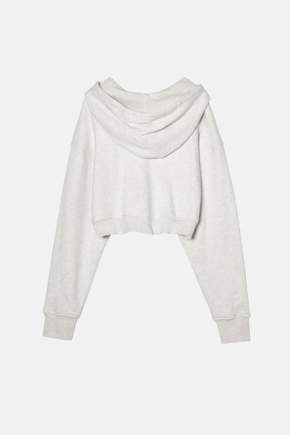 Elwood Clothing BABYDOLL CROP ZIP HOODIE