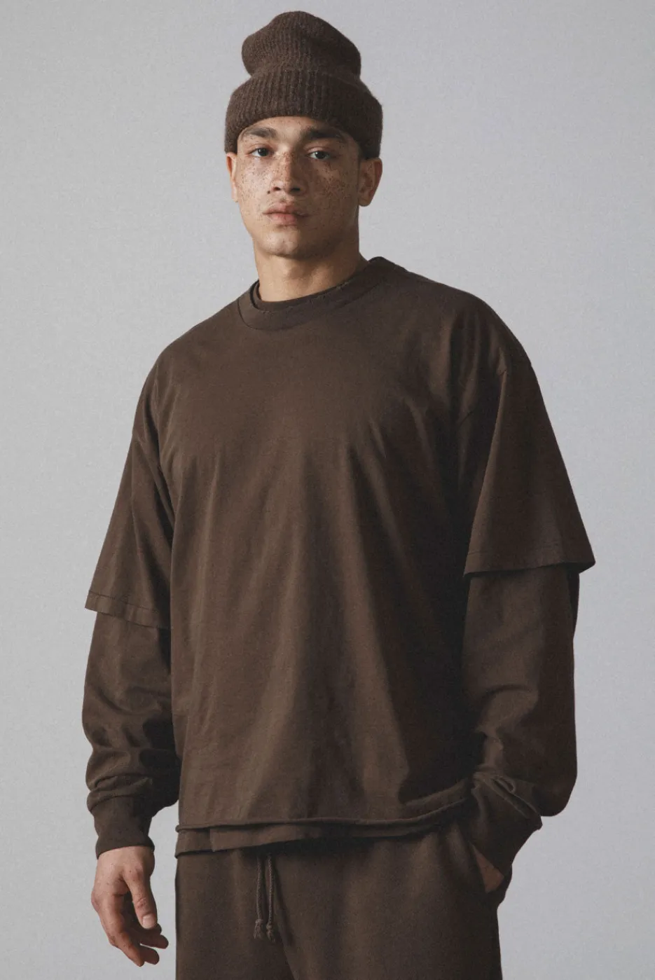 Elwood Clothing OVERSIZED CROP CORE TEE 3 PACK